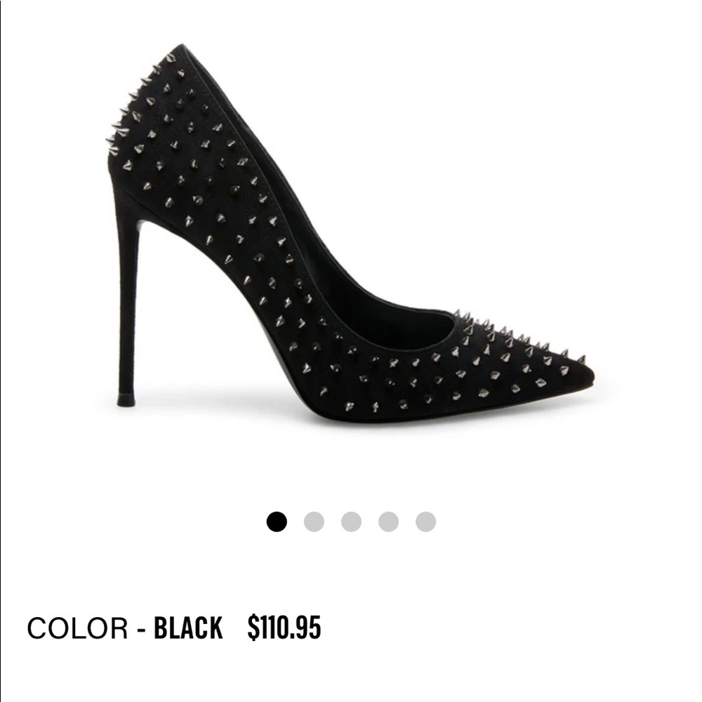 Steve Madden VALA-S Black spiked shoe size 7